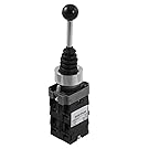 uxcell SPST 4 N.O. NO 4 Position Momentary Type Monolever Joystick Switch