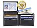 RFID BLOCKING GENUINE LEATHER WALLET, Mens Credit Card Identity Theft Protection