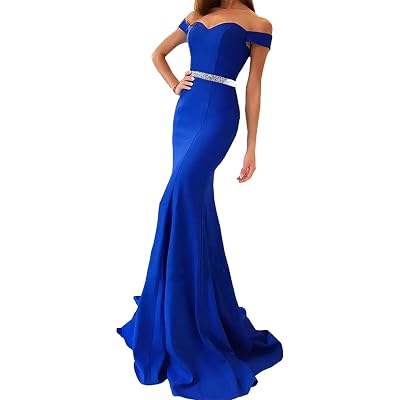 yinyyinhs Off The Shoulder Mermaid Prom Dress Sweetheart Long Formal Evening Gown