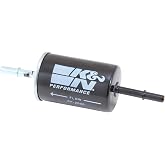 K&amp;N Gasoline Fuel Filter: High Performance Fuel Filter, Premium Engine Protection, 1996-2017 Ford, Lincoln, Mercury Fuel Injected Gasoline Engines, PF-2000