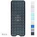 Yimobra Shower Mat Bathtub Mat Non Slip 40 x 16, Bath Mat for Tub Floor with Big Suction Cups and Drain Holes, Machine Washable Shower Mats for Inside Shower, Phthalate Latex Free, Black
