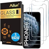 Ailun for Apple iPhone 11 Pro Max/iPhone Xs Max Screen Protector 3 Pack 6.5 Inch 2019/2018 Release Tempered Glass 0.33mm...