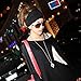 Wowlife Contrast Color Women Girls Wash the Face Headbands Headwrap Hair Band Yoga Turban Twist Headband Cross Knot Hair Bands(Black)