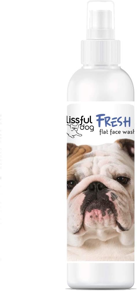 The Blissful Dog Fresh Flat Face Wash - Cleans Facial Folds and Wrinkles