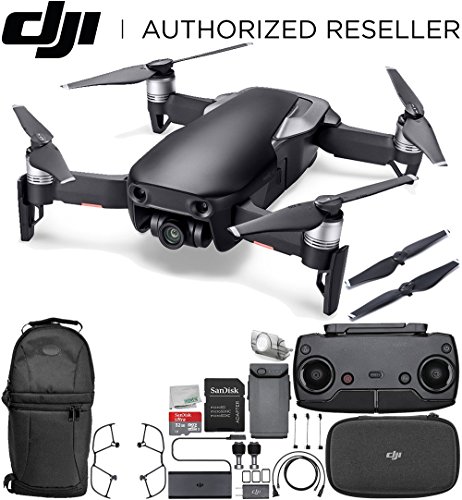 Dji mavic air drone quadcopter (onyx black) backpack st…