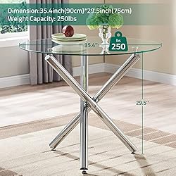 Bacyion New Dining Table Chairs Set