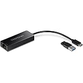 TRENDnet USB-C 3.1 to 2.5GBASE-T Ethernet Adapter, TUC-ET2G, NDAA & TAA Compliant, Windows & Mac Compatible, USB Type-C to US