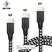 iPhone Charger, Regrom 3Pack(1M 2M 3M)Lightning Charging Cable, Multi Collocation, Nylon Braided, Ultra Durable, USB Charging Cord for iPhone 7/7Plus/6/6Plus/6s/6sPlus/5/5s/5c, iPad/iPod(BlackWhite) 