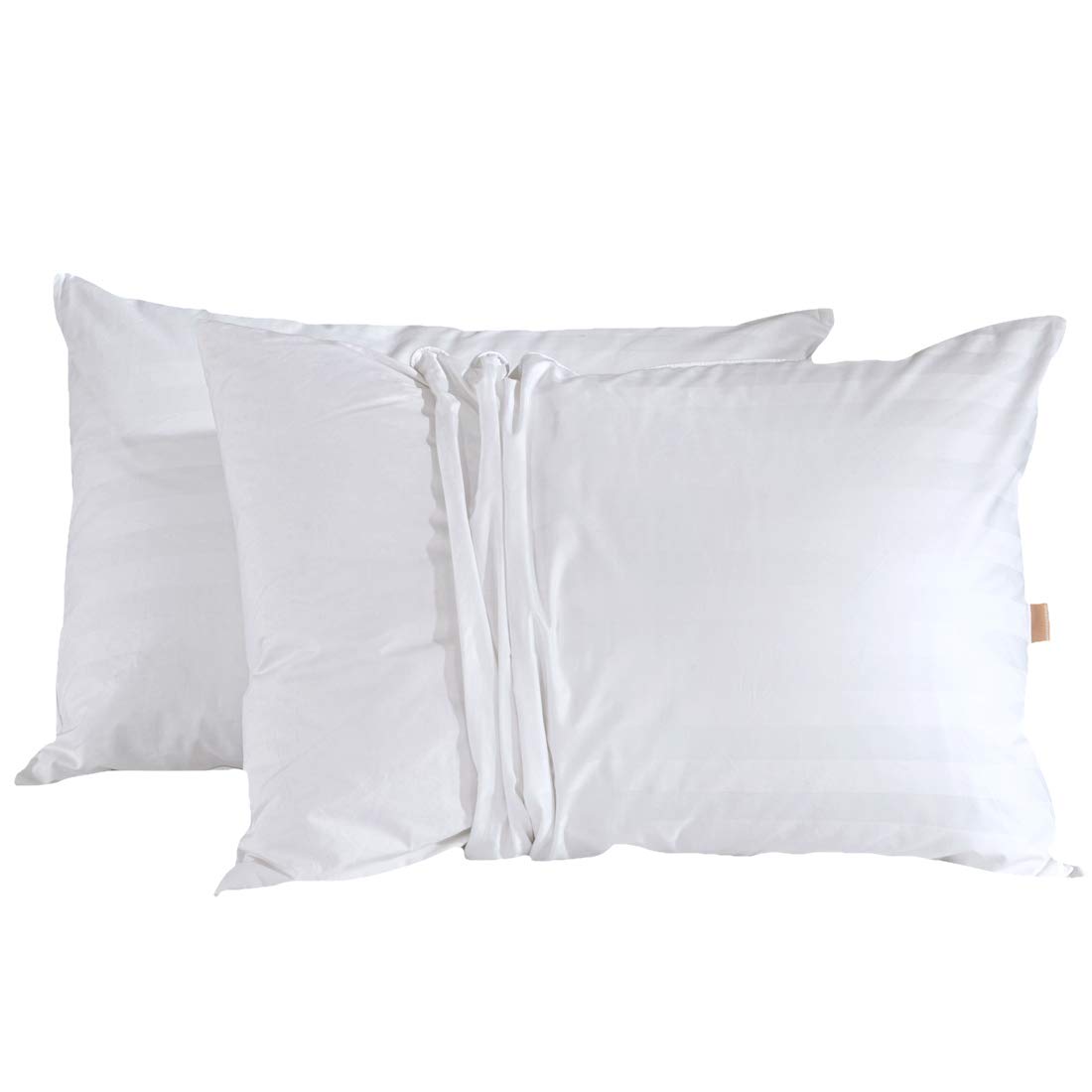Puredown Luxury Goose Down Pillows With 2 Outer Protectors 50cm