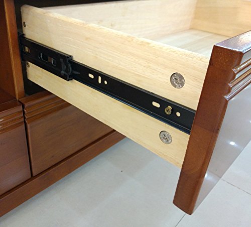 Btibpse 8 Inch Drawer Slides Full Extension Telescopic Ball Import