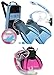 Aqualung Snorkel Set with Sport Diva 1 Lx Mask, Island Dry Snorkel and Trek Fin