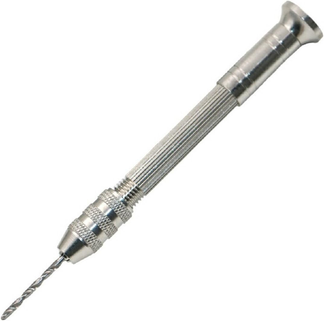 Precision Double Head Pin Vise Model Hand Drill Set with Twist Drill Bits Set by Coerni B