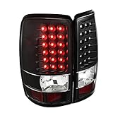 Full Black Chevy Suburban Tahoe GMC Yukon Denali LED Tail Lights Brake Lamps