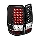 Full Black Chevy Suburban Tahoe GMC Yukon Denali LED Tail Lights Brake Lamps