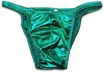 Iron Tanks Men's Pro Cut Bodybuilding Posing Trunks Pine Green | Gym Competition Suit Underwear