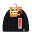 HEAT HOLDERS - Women's Thermal Fleece Cable Knit Winter Hat 3.4 Tog - One Size (Black)