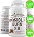 * FORSKOLIN BURN 2.0, Vegan Friendly,Gluten Free,Forskolin Extract For Weight Loss,Carb Intercept,Coleus Forskohlii,Forskolin Pure, Forskolin Capsules,Forskolin 500mg,(DAILY),Forskolin 250mg,(PER CAP)