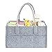 Baby Diaper Caddy Organizer By Brolex: Large Capacity Nursery Organizer For Boys Girls– Unisex Portable Travel Organizing Basket With Lightweight, Sturdy & Versatile Design,Grey