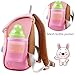 Vox Toddler Backpack for Girls Little Kids Backpack Cute Rabbit Cartoon Backpack Preschool Bags, Pink
