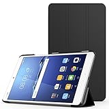 MoKo Huawei MediaPad M3 8.4 Case, Ultra Compact Slim Lightweight 3-Folding Standing Cover Case for M3 8.4 Inch Android Tablet 2016 Release - Black