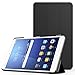 MoKo Huawei MediaPad M3 8.4 Case, Ultra Compact Slim Lightweight 3-Folding Standing Cover Case for M3 8.4 Inch Android Tablet 2016 Release - Black