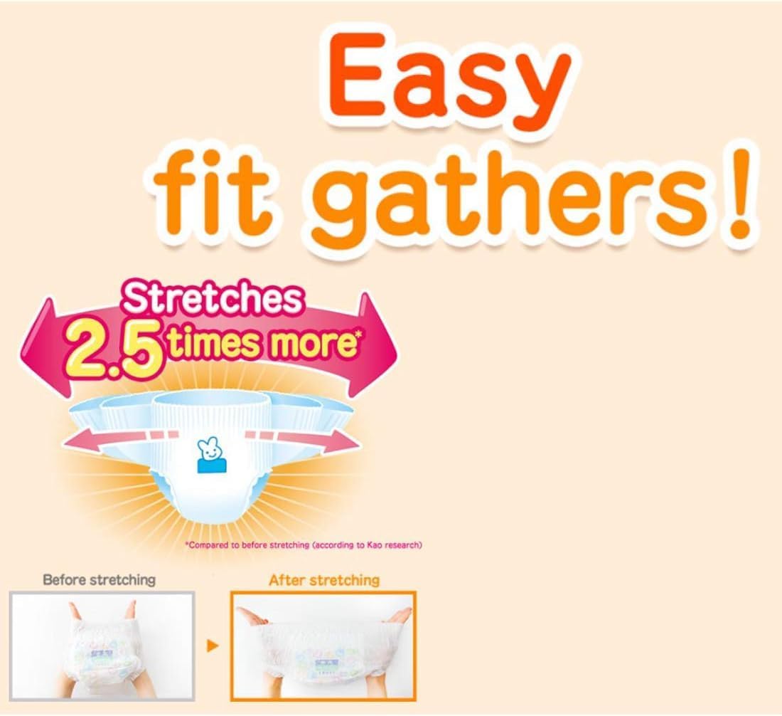 Japanese Diapers Pants Merries XL (Extra Large) 12-22 Kg. 38+6 pcs