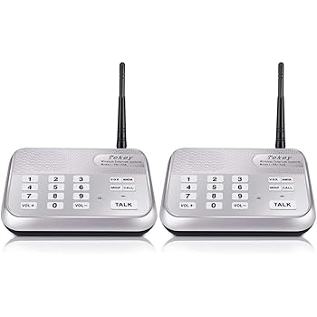 Amazon.com: Digital 3-Channel FM Wireless Intercom System for Home and ...