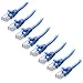 Cable Matters 8-Pack Snagless Cat5e Ethernet Cable (Cat5e Cable, Cat 5e Cable) in Blue 10 Feet primary
