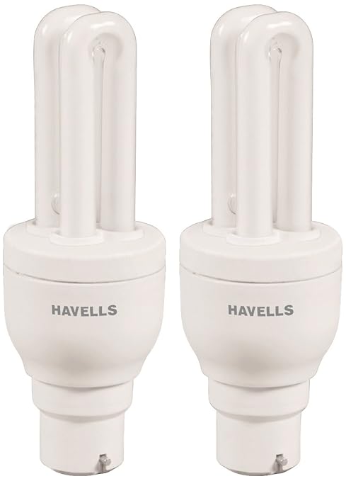 Havells Retrofit Dwarf LHLCABDB6007 7-Watt CFL Light (Cool Day Light and Pack of 2)
