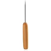 New Star Foodservice Carbon Steel Ice Pick with Hardwood Handle, 7.5 Inch Ice Chipper, Bar Tool, Kitchen Ice Breaker, Cocktail and Foodservice Utility Pick