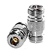 Lysignal 75-7 Low Loss Coaxial Cable N Male to N Male Connectors for Cell Phone Mobile Signal Repeater Booster Amplifier Antenna (2PCS Connectors)