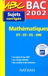Mathématiques, STT, STI, STL, SMS