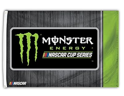 Nascar Monster Cup Logo 2018 3x5 Flag w/grommets Outdoor House Banner Nascar Racing