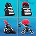 Rogue Kidz Single and Double Stroller Travel Bag For Airplane Gate Check - Durable Universal Large XL Cover With Padded Backpack Straps- Waterproof Heavy Duty Nylon Traveling Protector With Carry Case