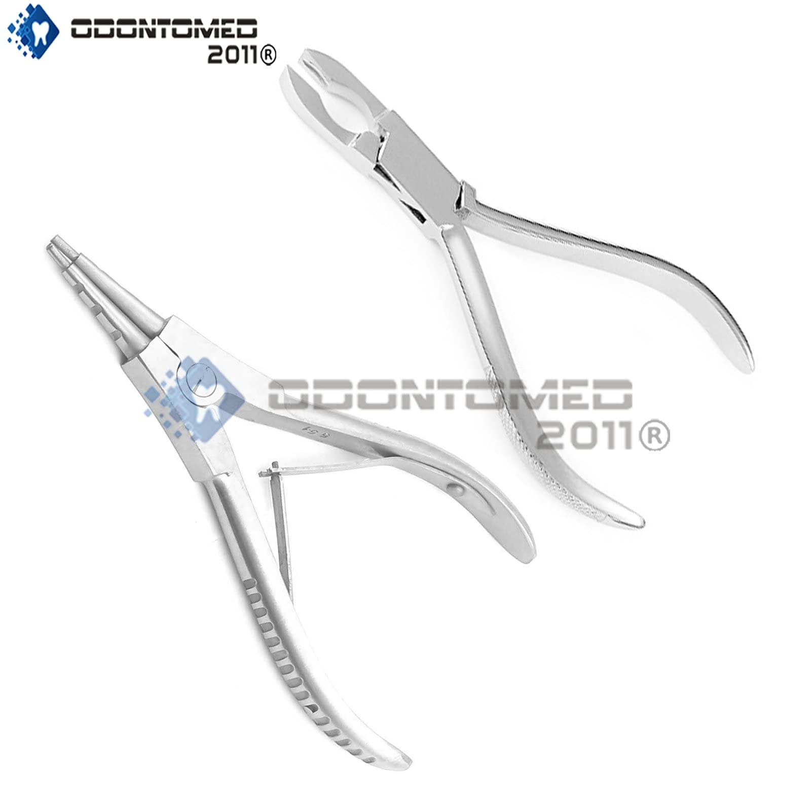 OdontoMed2011 Ring Plier Body Piercing Tool Kit - '2 Ring Opening and Closing Pliers Ring Opener ODM