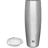 Snowfox Insulated Beer Glass, Premium Vacuum Insulated Stainless Steel for Cold Drinks, Guiness Glass, Lightweight Pint Glass, Gift for Men, Home Bar Accessories, 23.9oz