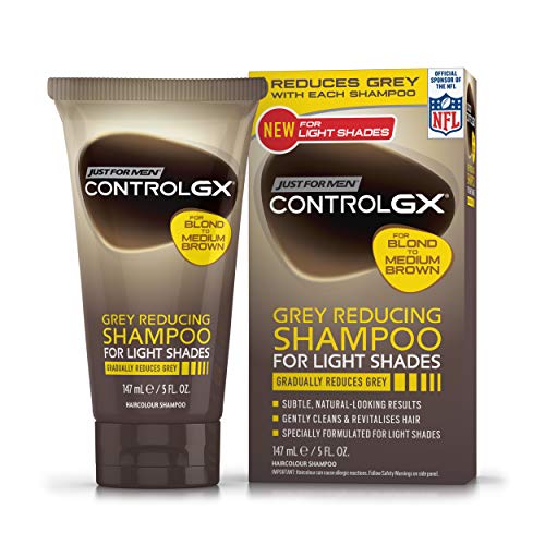 Just for Men Control GX Grey Reducing Shampoo For Lighter Shades (Best Anti Dandruff Shampoo For Coloured Hair Uk)