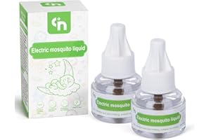 Ddrihlees Mosquito Repellent Refills for Outdoor Indoor, Includes 2-Pack 280 Hr Repellent Refill with 20’ Mosquito Protection Zone, Highly Effective, Long Lasting, DEET-Free, No Spray