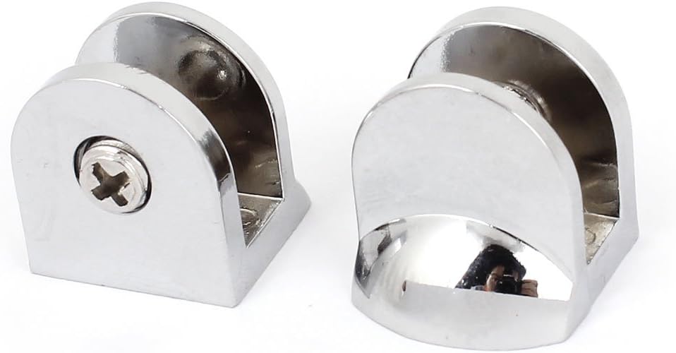 uxcell 6mm8mm Thick Glass Shelf Clip Clamp Holder Support