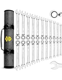 Juego de llaves de trinquete [mejorado] 22 piezas