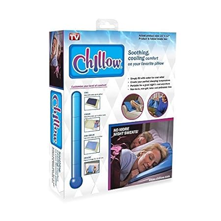 New Chillow Cooling Pillow Pad Device Insert Comfort Sleeping