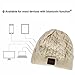 Onedayshop Wireless Music Hat Warm Beanie Hat Built-in Stereo Speaker Handsfree Call Answer Hat (White)