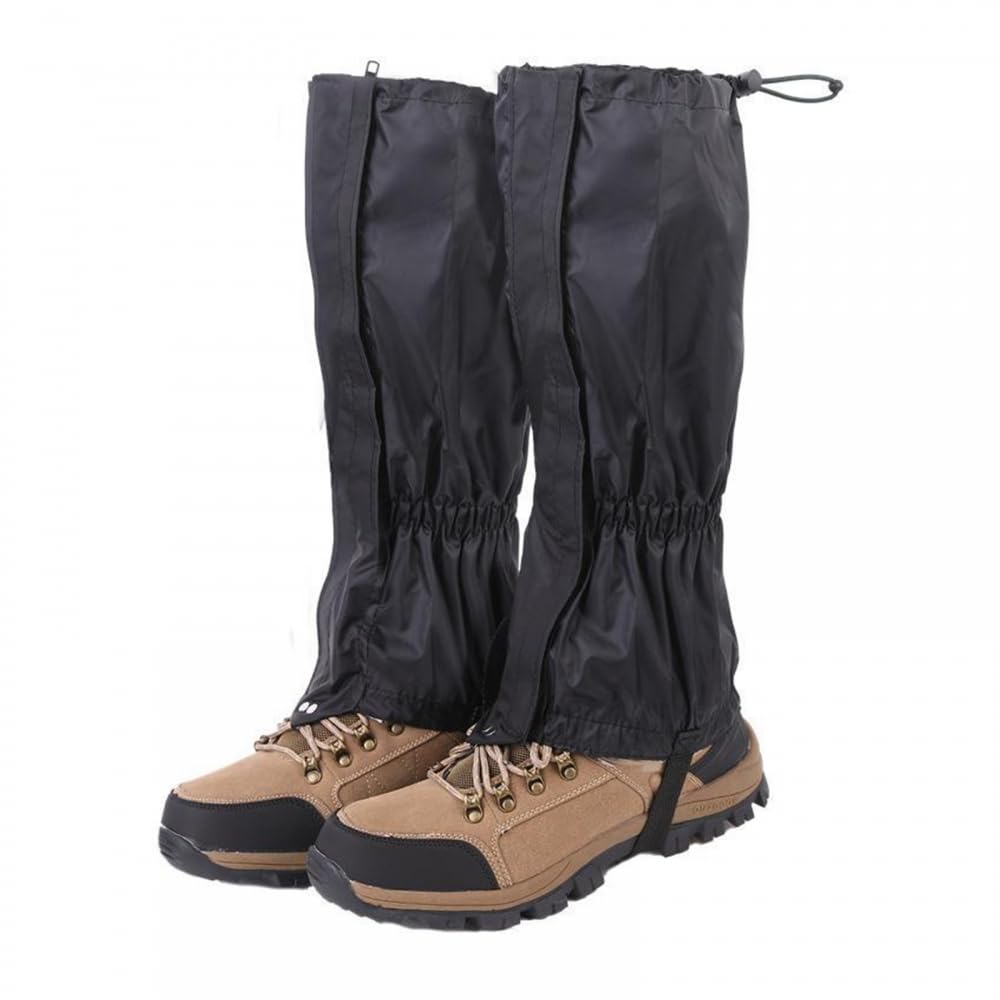 MiOYOOW 1 Pair Leg Gaiters, Waterproof Shoe Gaiters Snow Boot Gaiters for Outdoor Hiking Hunting Walking Backpacking