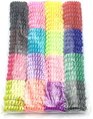 iRich Set 10 Pcs.Elastic Hair Spring Ties No Crease Spiral No Damage Hair Rubber Bands Best Accessory All Types Of Hair