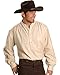 Scully Rangewear Men's Rangewear Lightweight Railroader Long Sleeve Western Natural X-Large