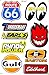 Cars Motor Drag Racing Lot 6 Vinyl Graphic Decals Stickers D6095