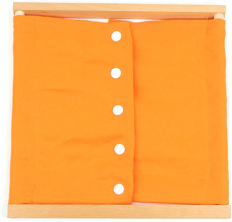 StarMall Montessori Learn to Button Closure Dressing Frame Manipulatives