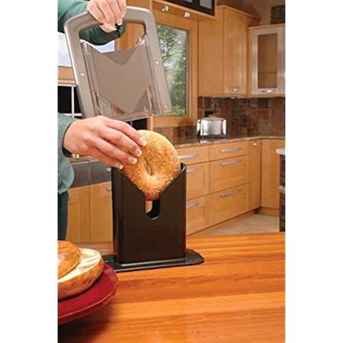 Hoan Bagel Guillotine Slicer, White Home & Kitchen, Kitchen & Dining, Small Appliances, Specialty Appliances, Bagel Slicers