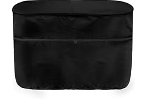 Knextrepoy Black RV Trailer Propane Tank Cover Fit for Dual 30lb Tanks,Replacement Cover for RV/Trailer/Camper