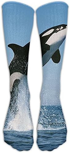 Killer Whale Men Women Casual Socks 3D Print Colorful Patterned Comfort Cotton Socks Compression Socks For Nursing
